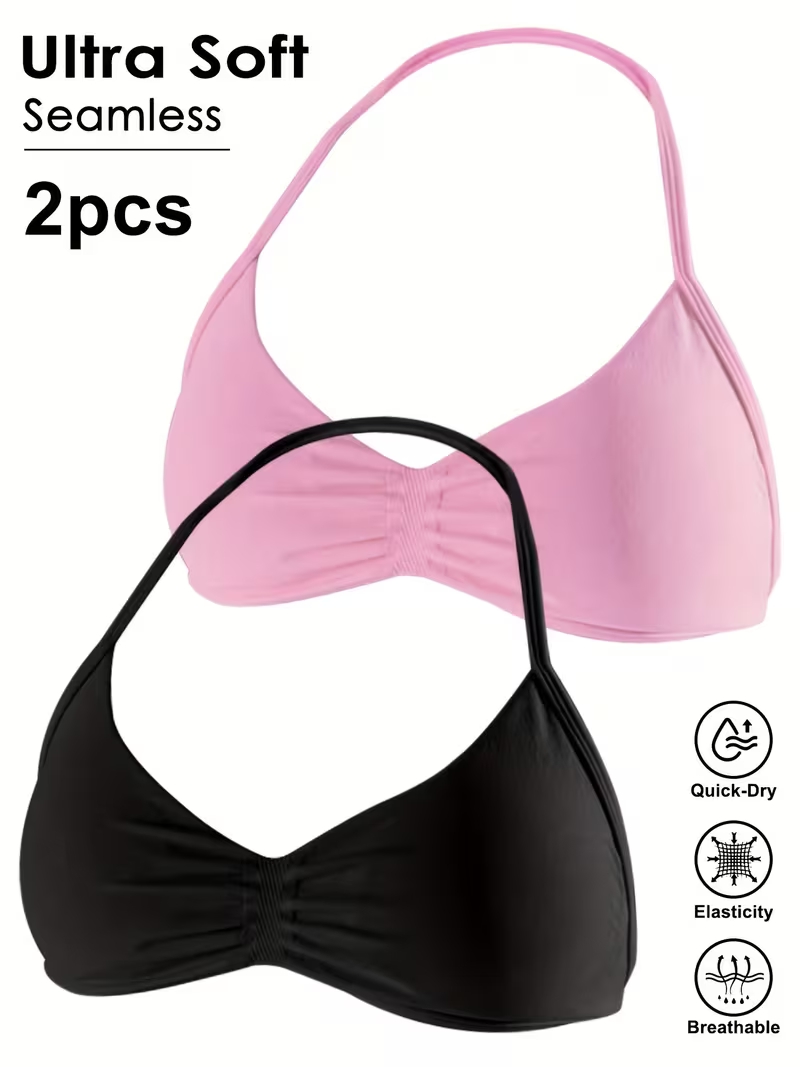 Sports Bra High Impact - 2 peças Top Cropped Feminino Sem