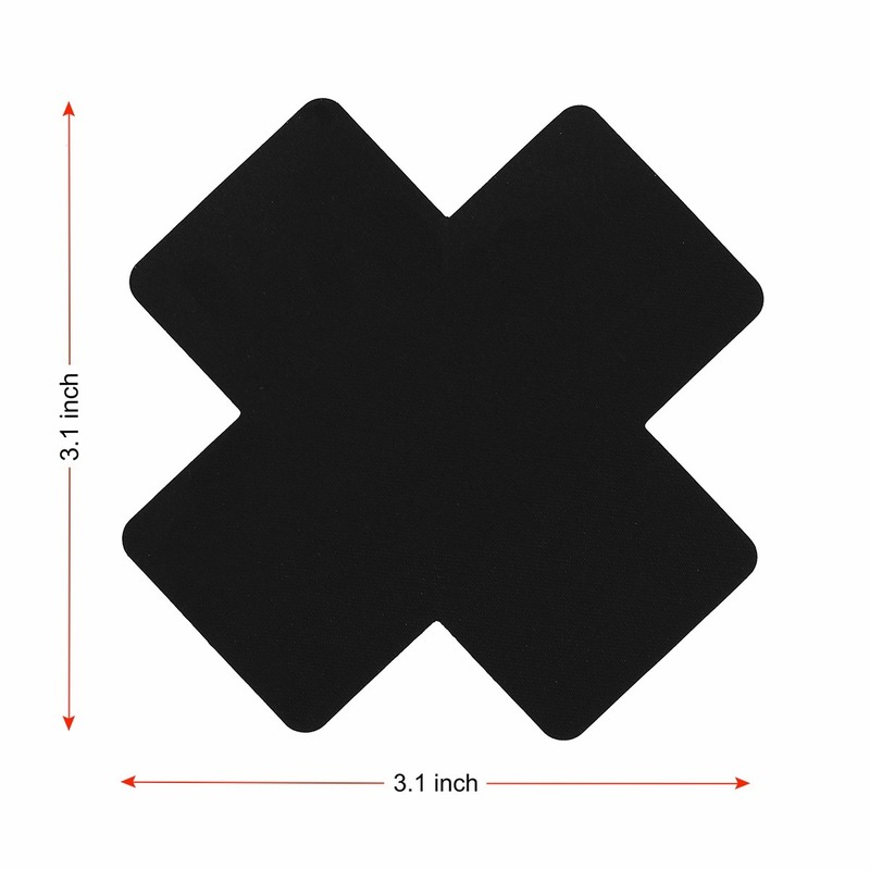 Estoque dos eua 20 pçs preto f - Nipple Cover Pasties avaliação e preço